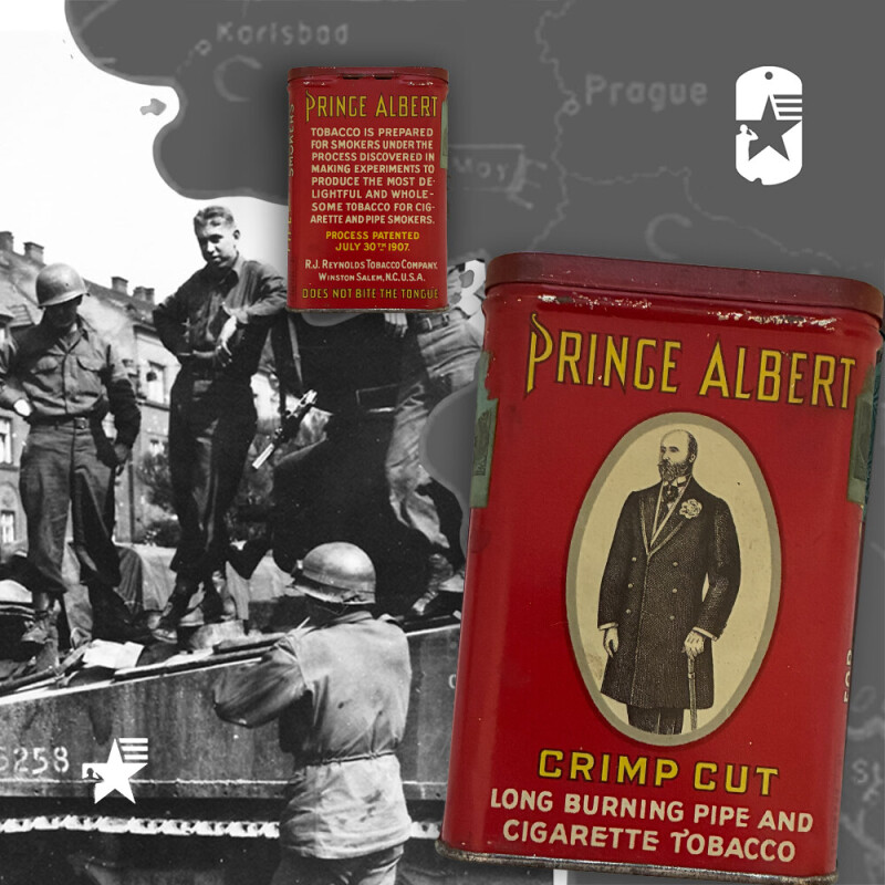 Originální tabáková krabička PRINCE ALBERT